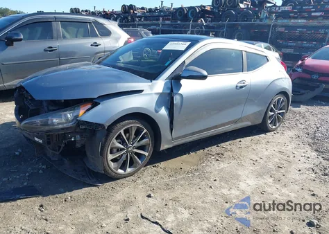 2019 Hyundai Veloster 2.0 Premium from USA, damaged, VIN KMHTG6AF2KU007442